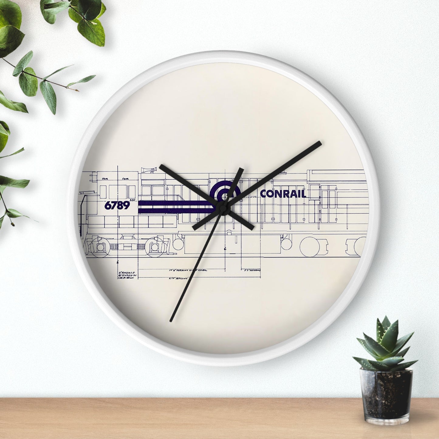 Conrail Engine Clock