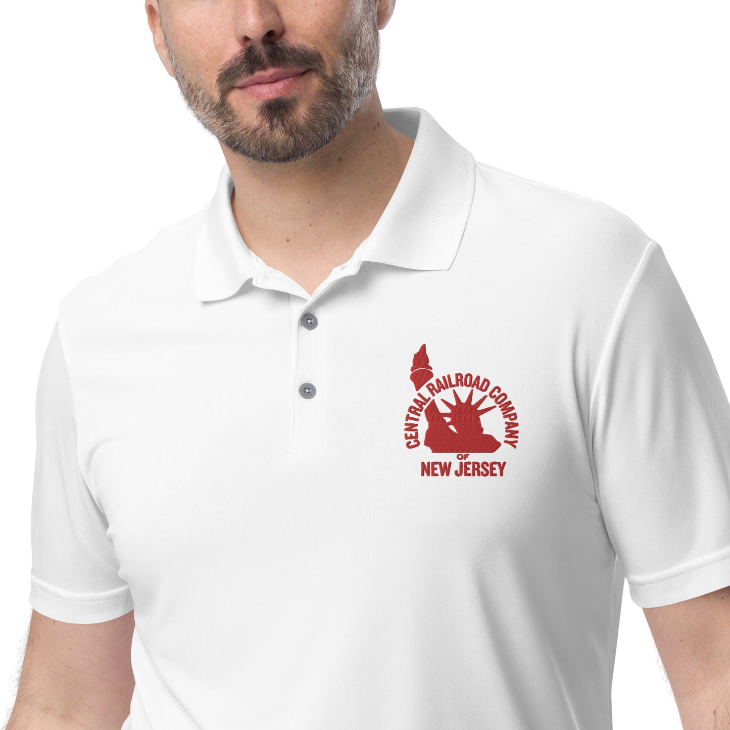 Central Railroad Company of New Jersey performance polo