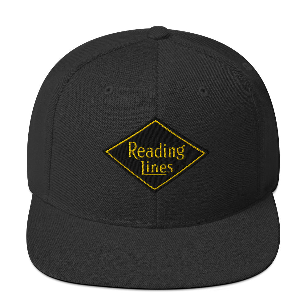 Reading Lines Snapback Hat