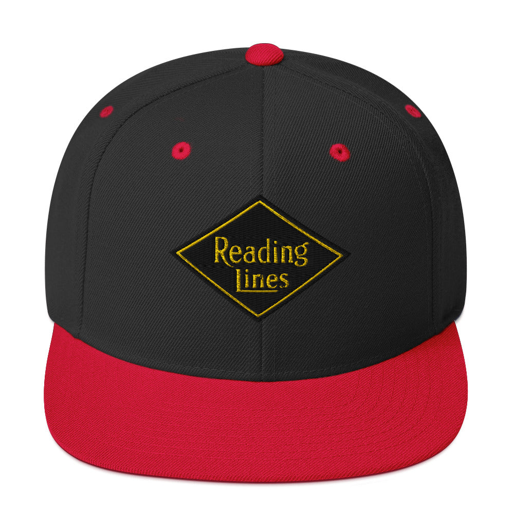 Reading Lines Snapback Hat