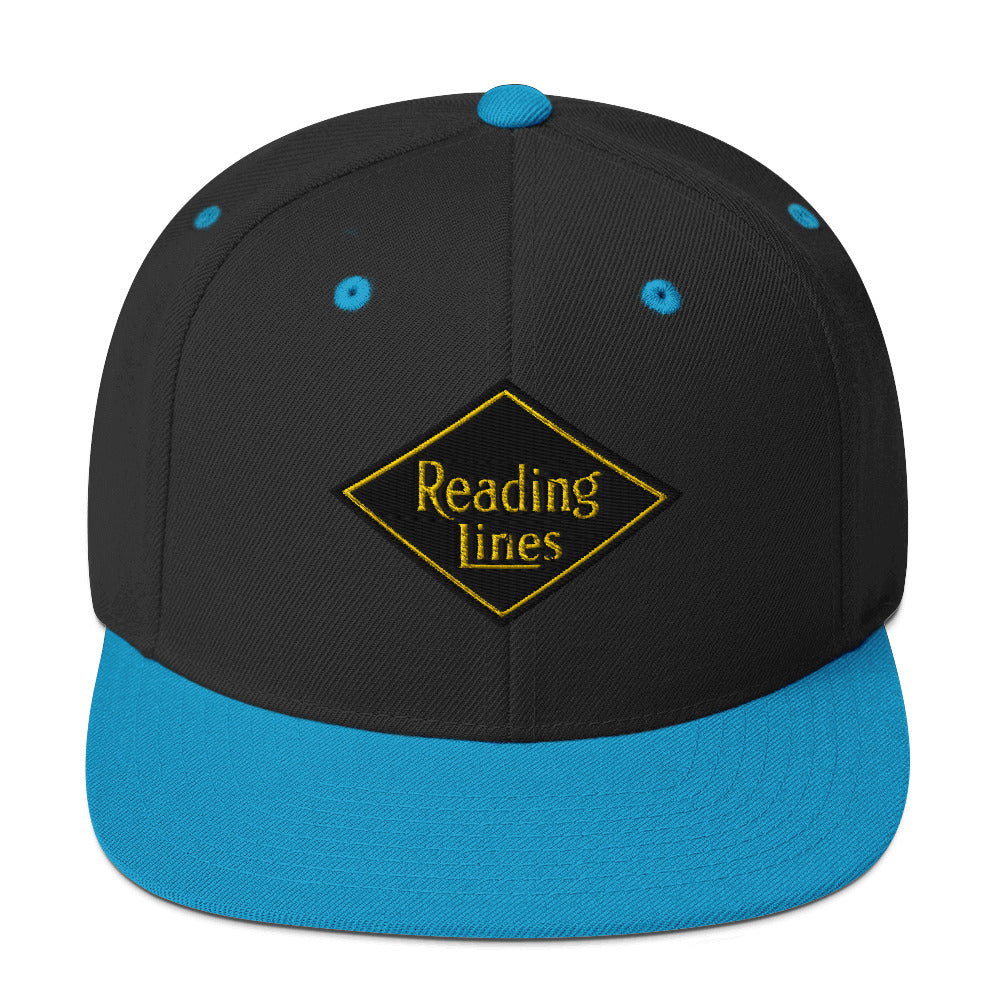 Reading Lines Snapback Hat