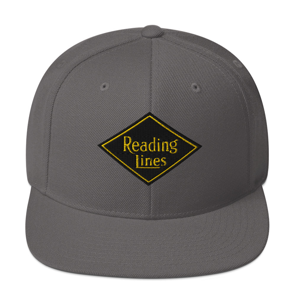 Reading Lines Snapback Hat