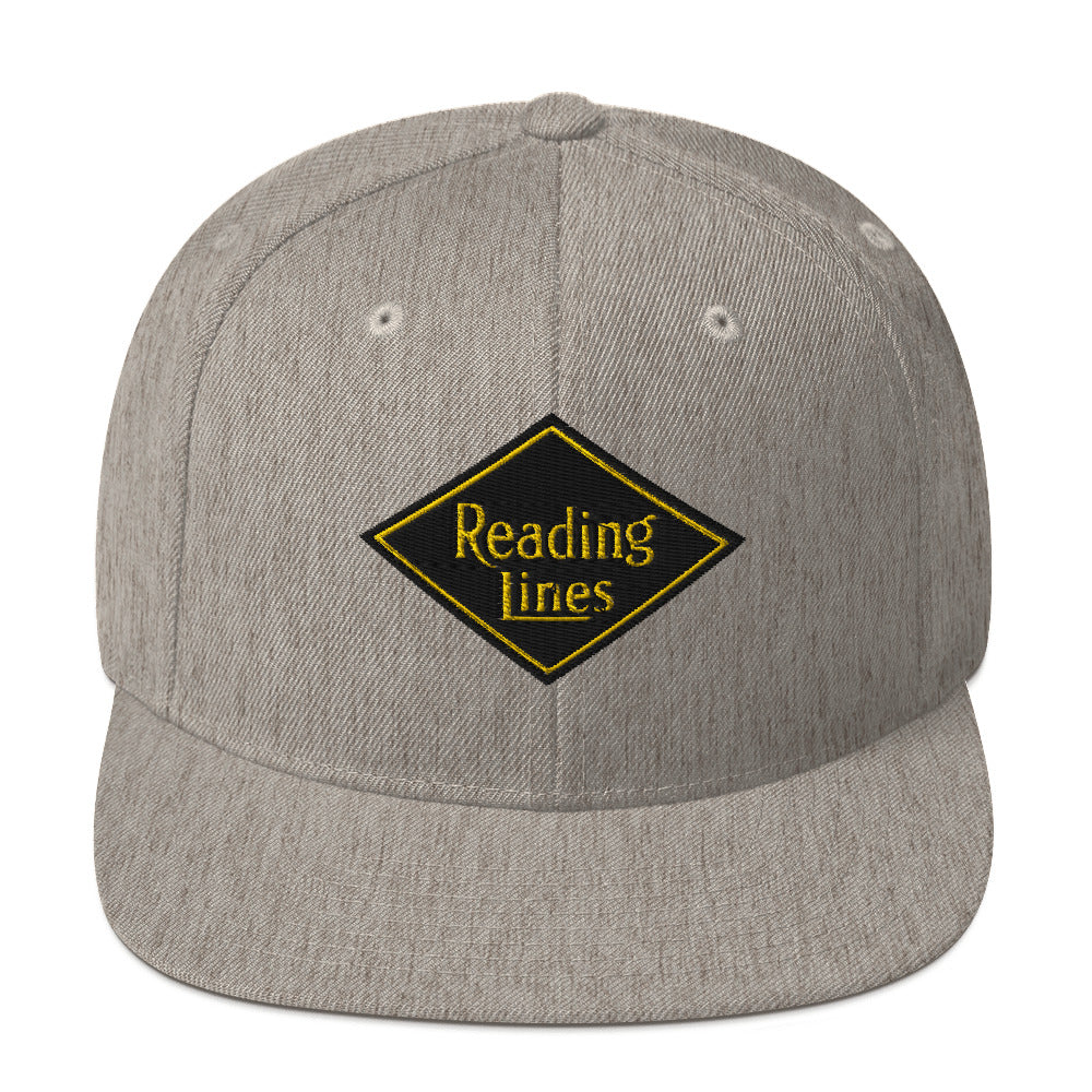 Reading Lines Snapback Hat