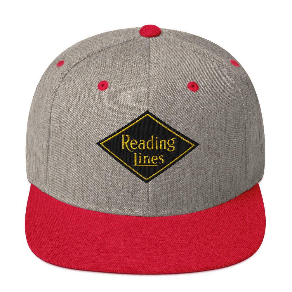 Reading Lines Snapback Hat