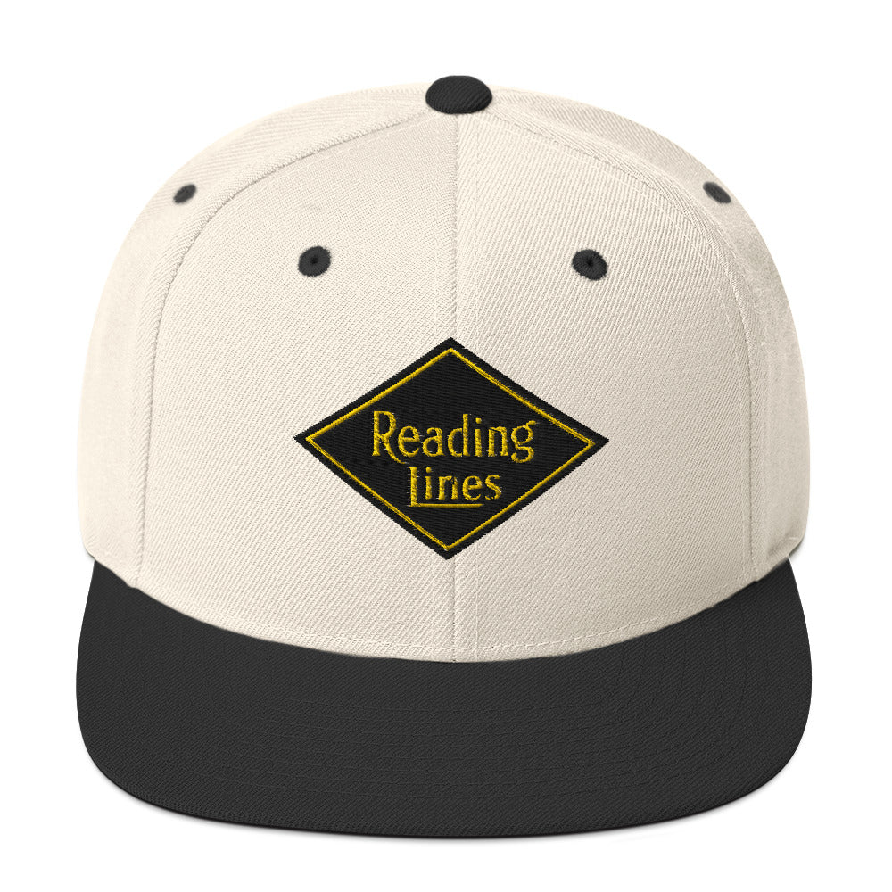 Reading Lines Snapback Hat