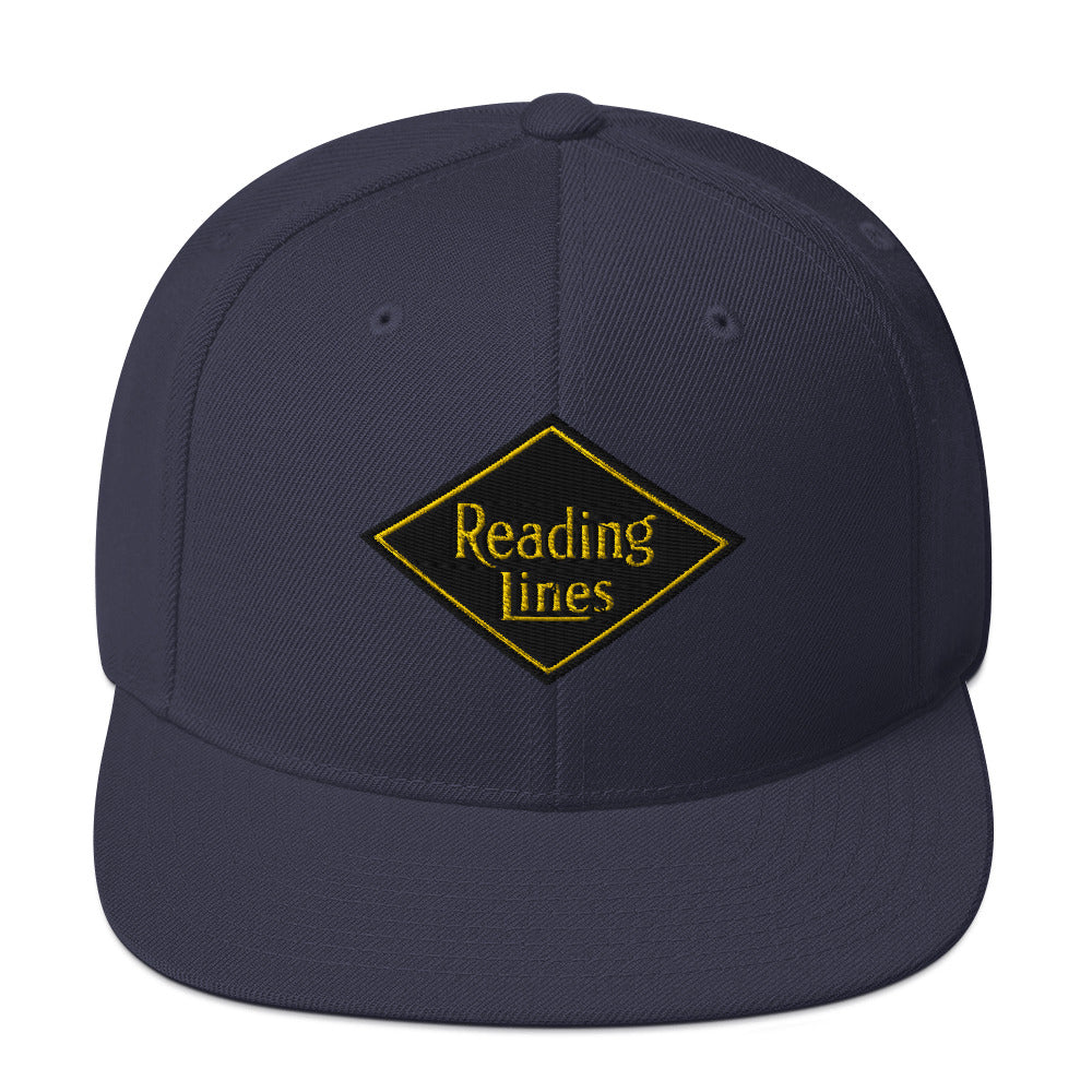 Reading Lines Snapback Hat
