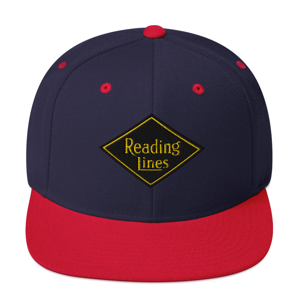 Reading Lines Snapback Hat