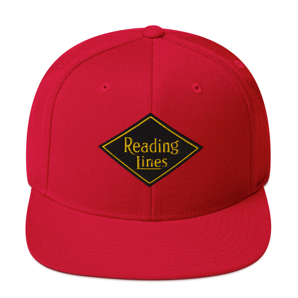 Reading Lines Snapback Hat