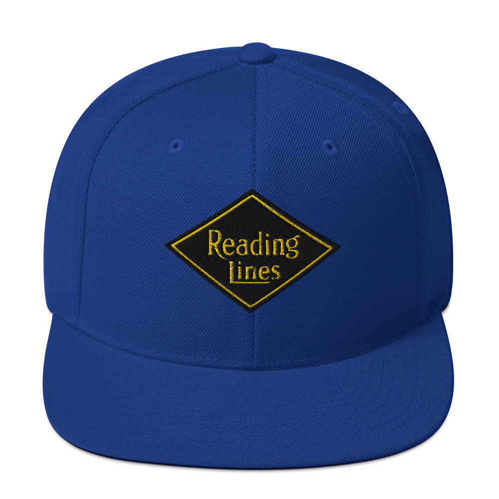 Reading Lines Snapback Hat