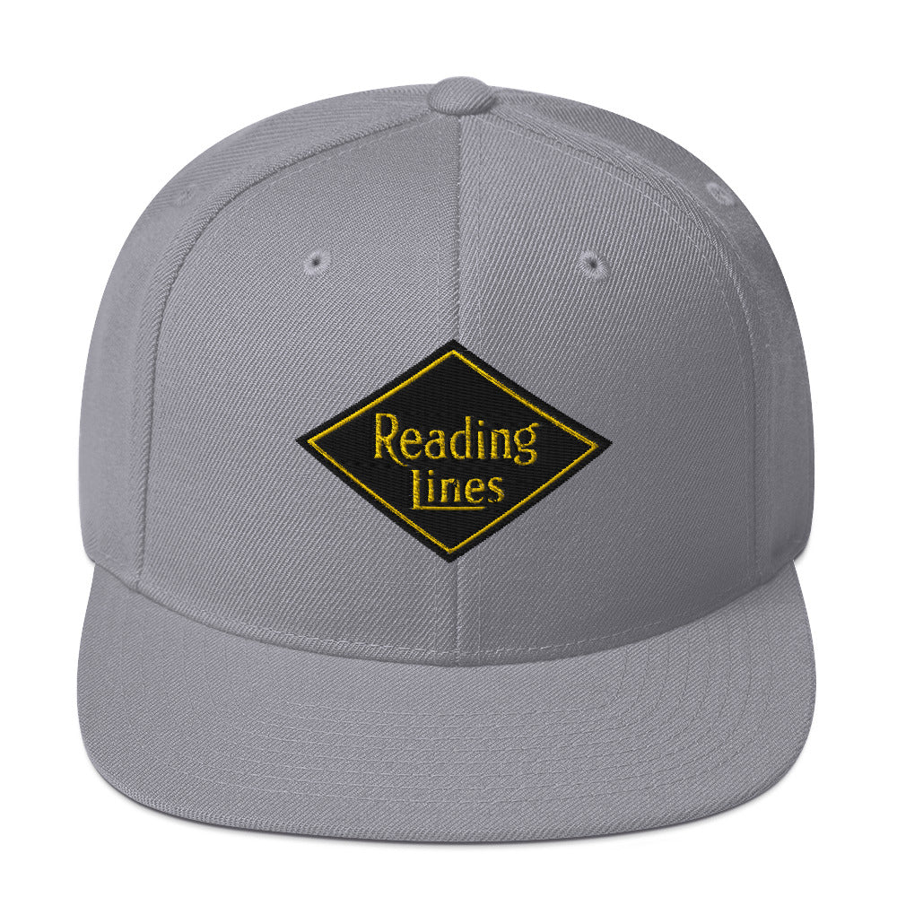 Reading Lines Snapback Hat
