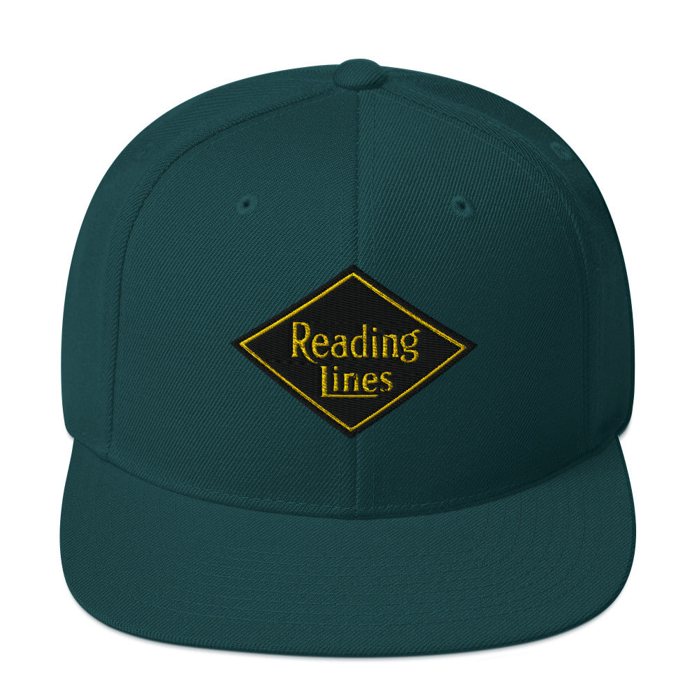 Reading Lines Snapback Hat