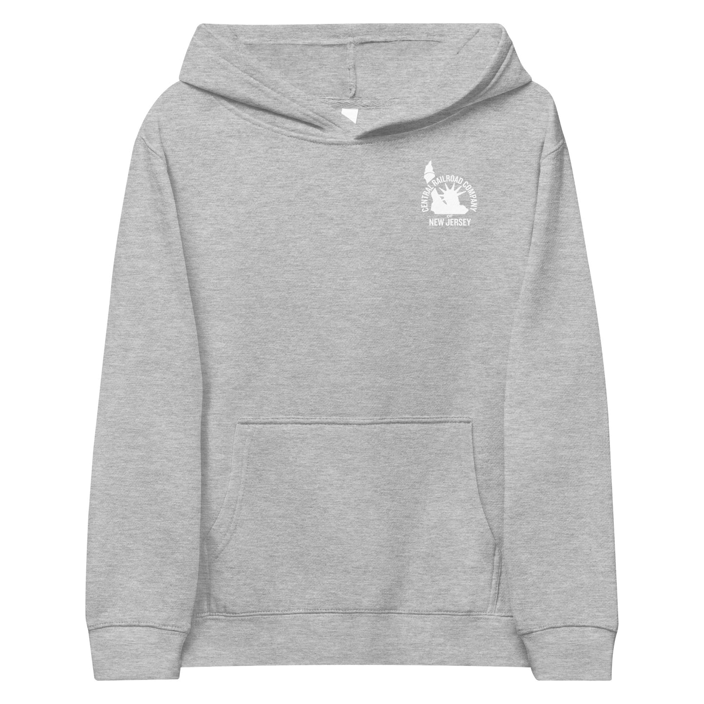 Kids Central Railroad Company of New Jersey fleece hoodie