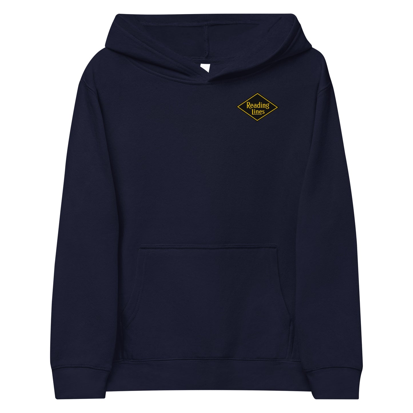 Kids Reading Lines fleece hoodie