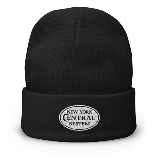 New York Central Embroidered Beanie