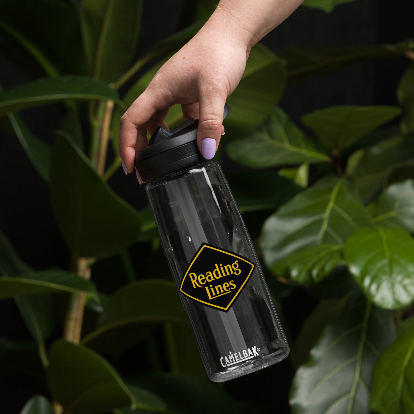 Reading Lines Sports water bottle