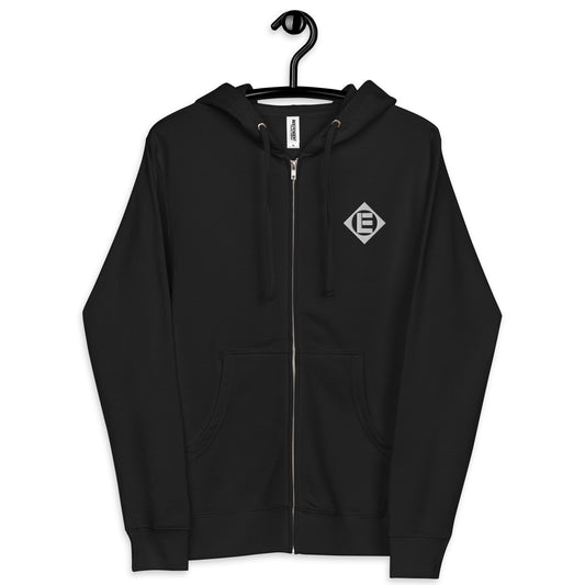 Erie Unisex fleece zip up hoodie