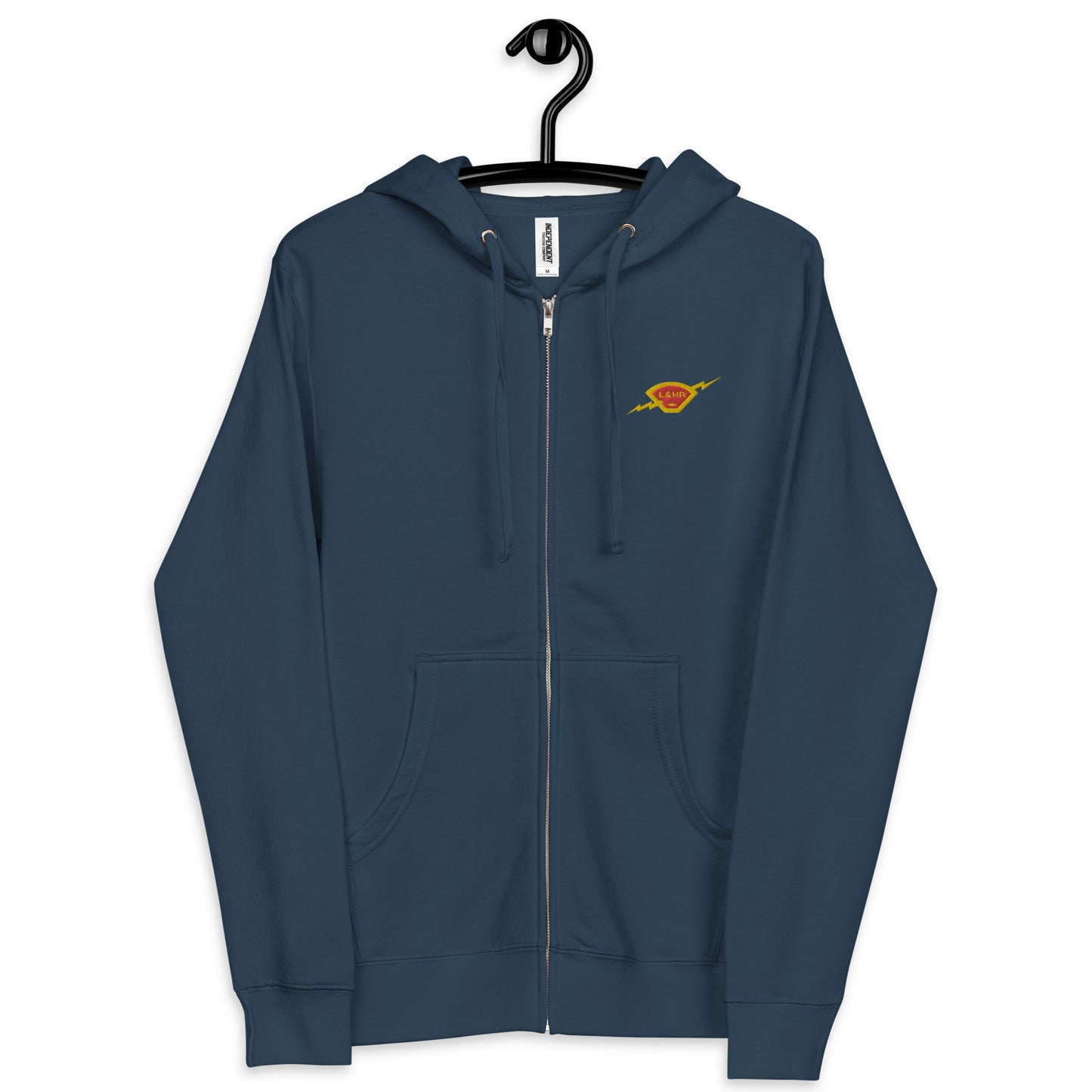 Lehigh & Hudson River Unisex fleece zip up hoodie