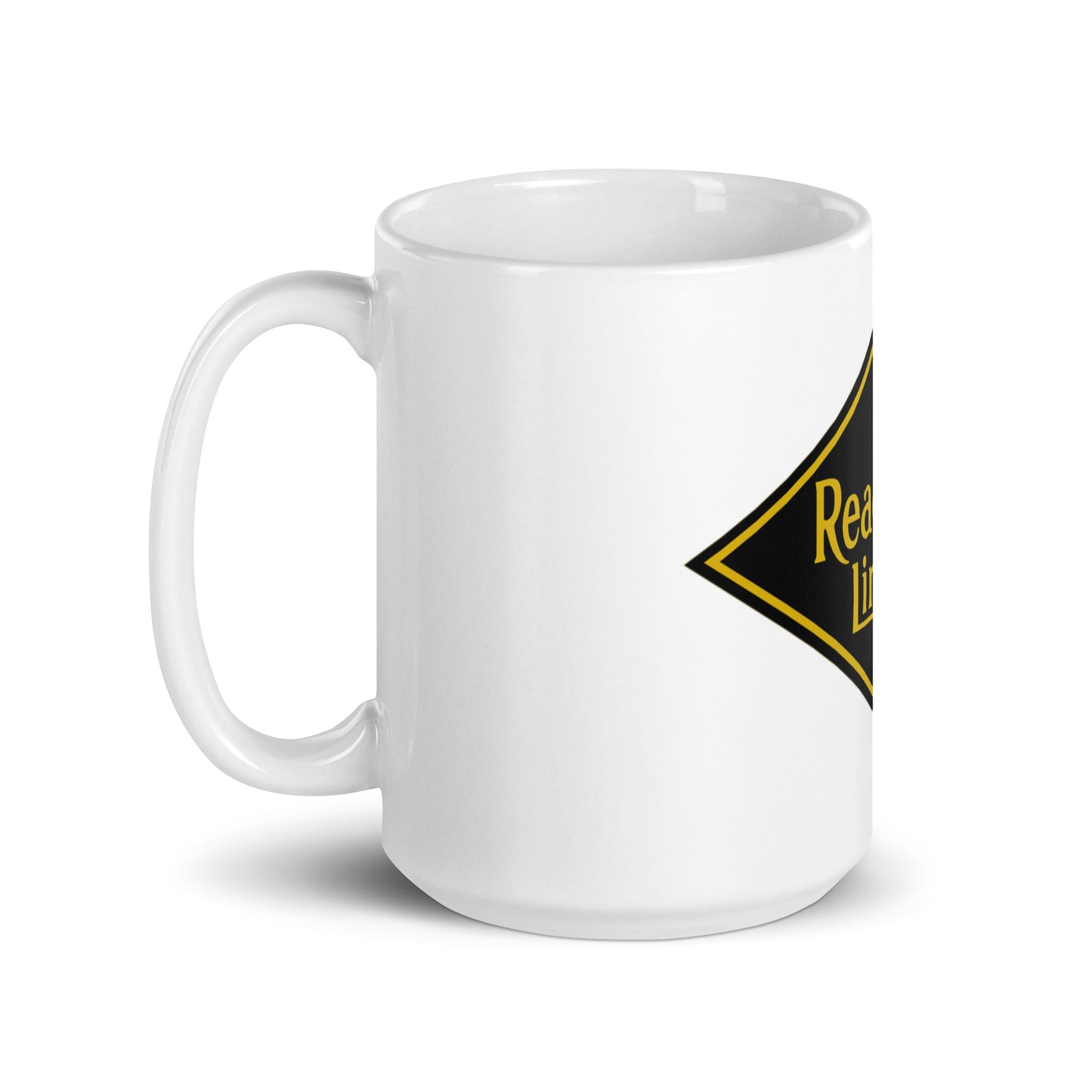 Reading Lines glossy mug