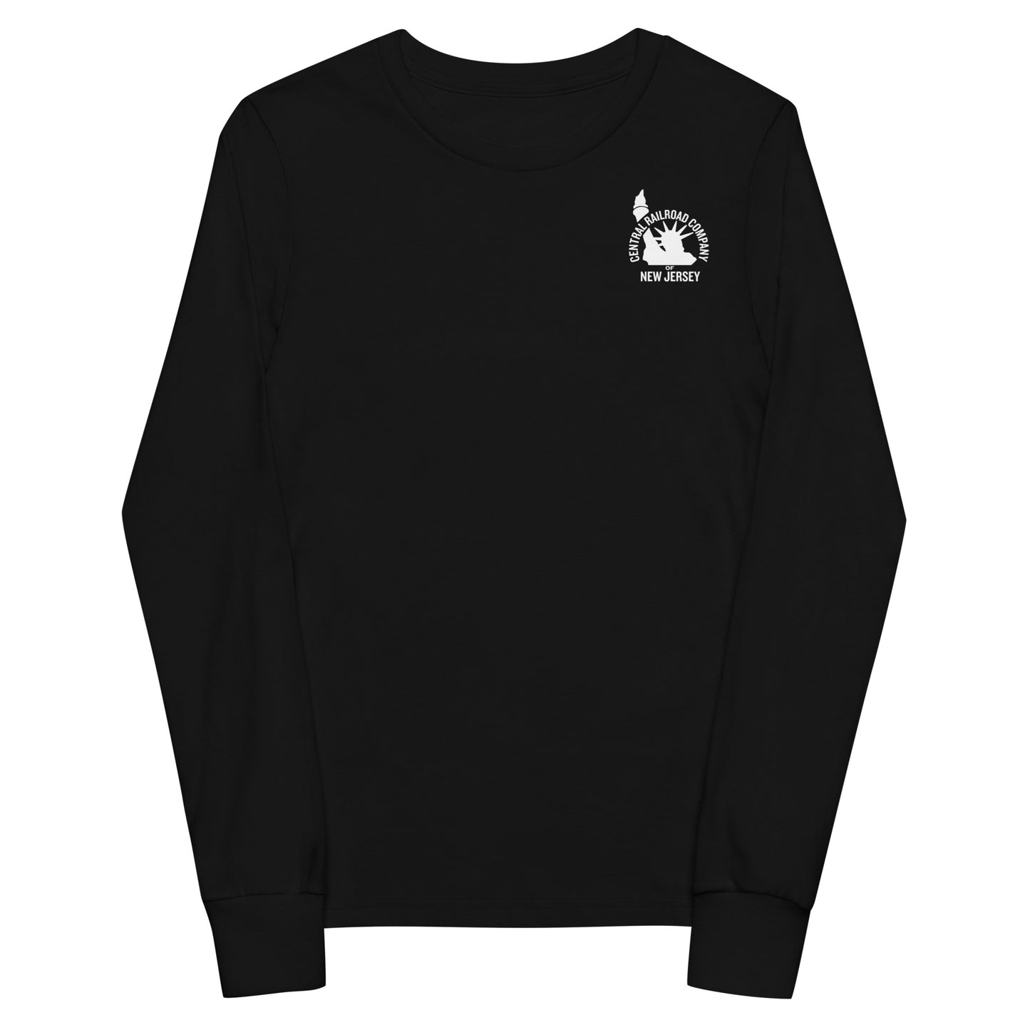 Kid's Central Railroad of New Jersey long sleeve tee