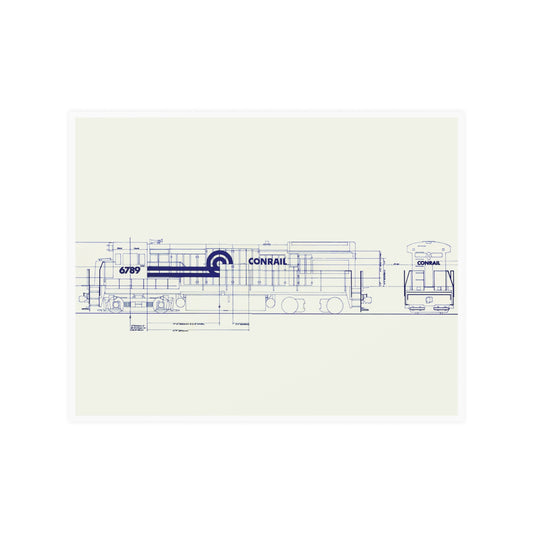 Conrail Engine Poster