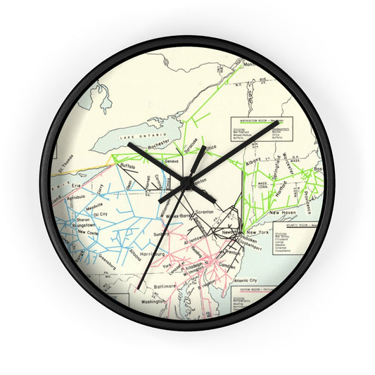 Conrail 1976 Map Clock