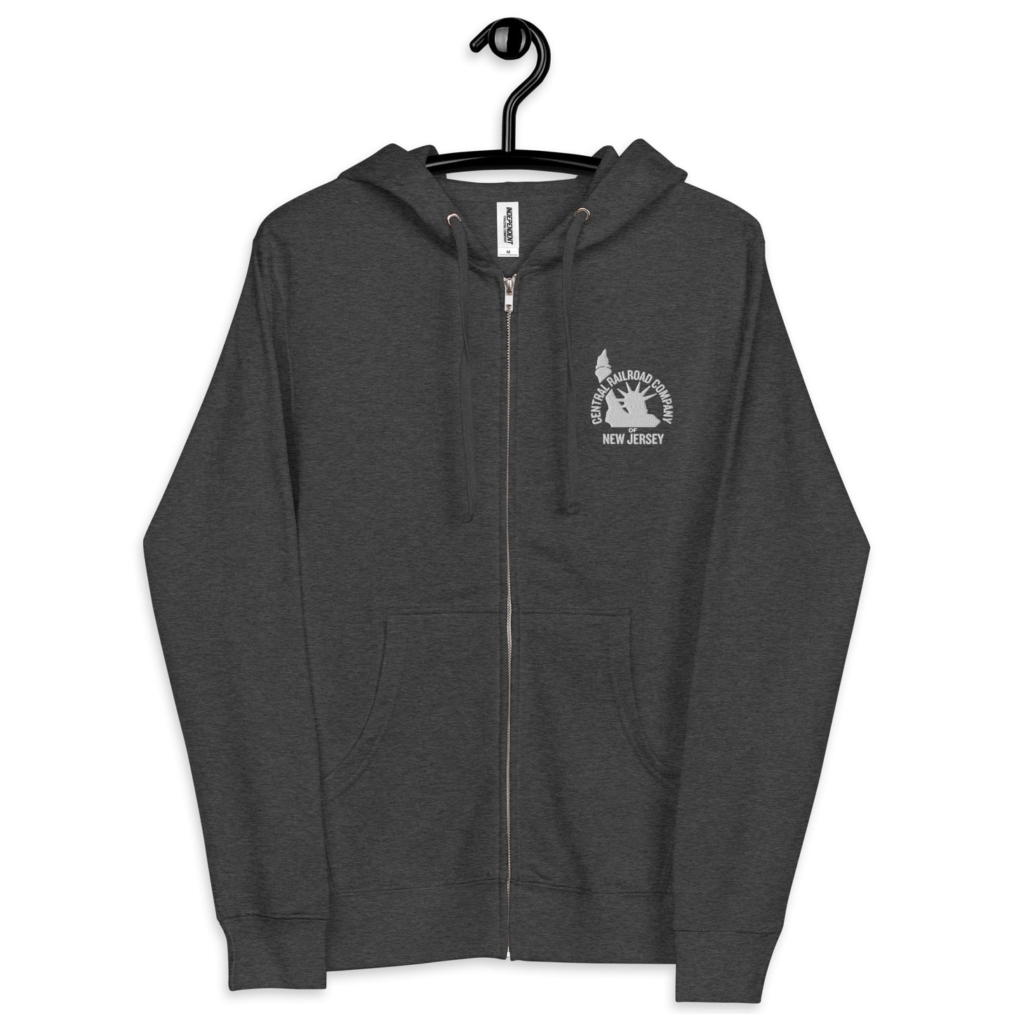 Central Railroad Company of New Jersey Unisex fleece zip up hoodie