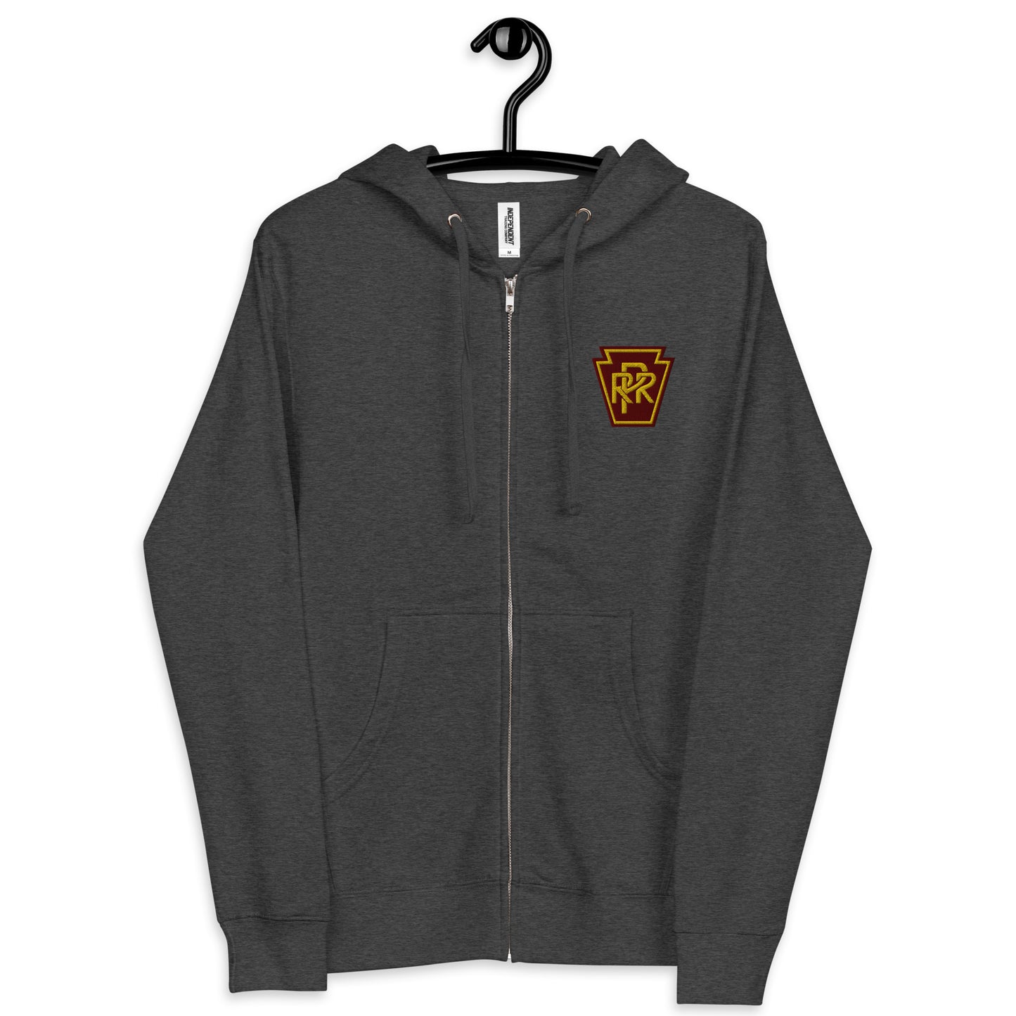 Pennsylvania Railroad Unisex fleece zip up hoodie