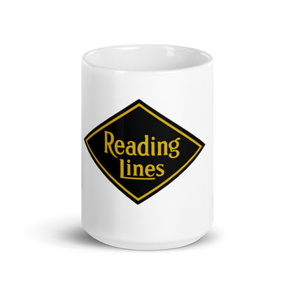 Reading Lines glossy mug