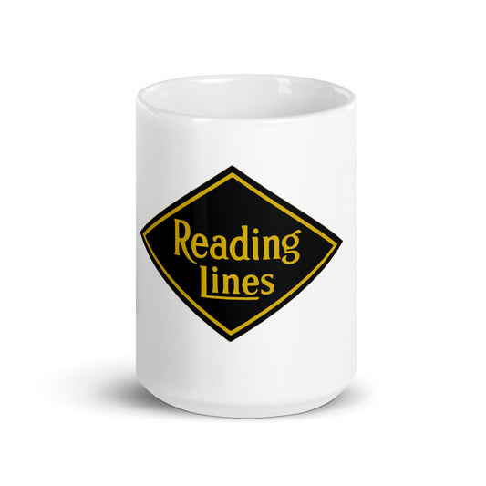 Reading Lines glossy mug