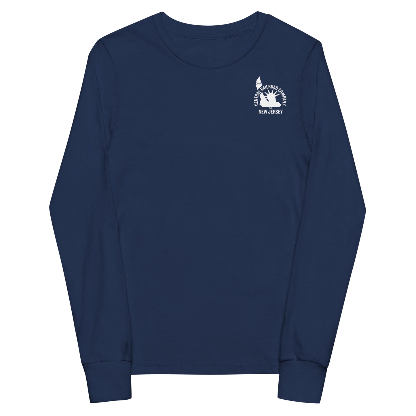 Kid's Central Railroad of New Jersey long sleeve tee