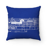 Blue Conrail Engine Pillow