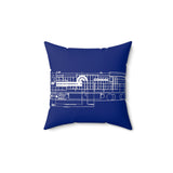 Blue Conrail Engine Pillow