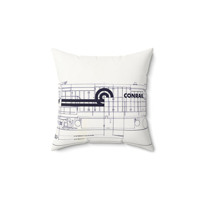 Conrail Engine Pillow