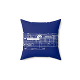 Blue Conrail Engine Pillow